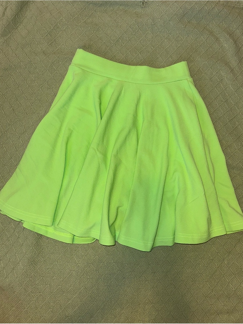 Women's Casual Basic Skirts Mini Flared Skater Stretchy  with Shorts - Picture 2 of 6